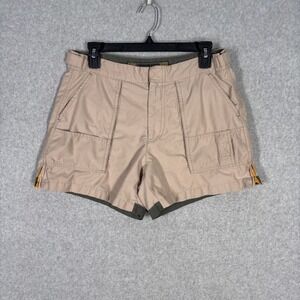 VTG Y2K American Eagle Cargo Short Size 8 Khaki Ripstop GORP Hiking Utility READ
